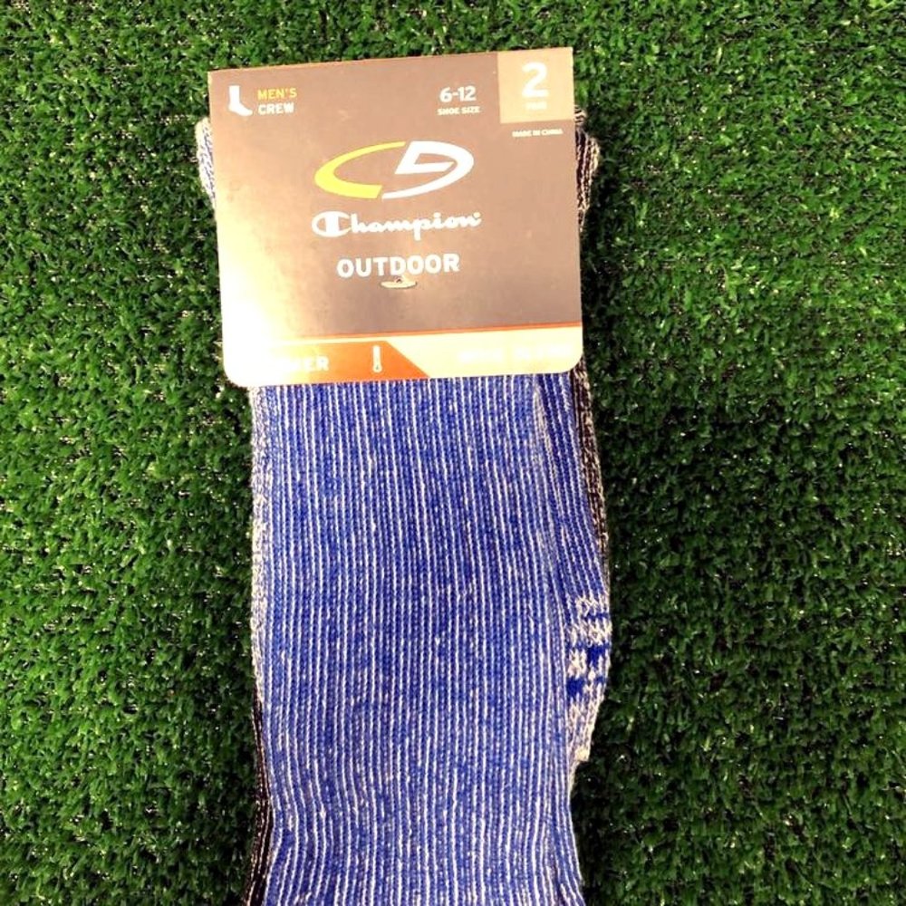 Champion Outdoor Socks Blue 2 pair